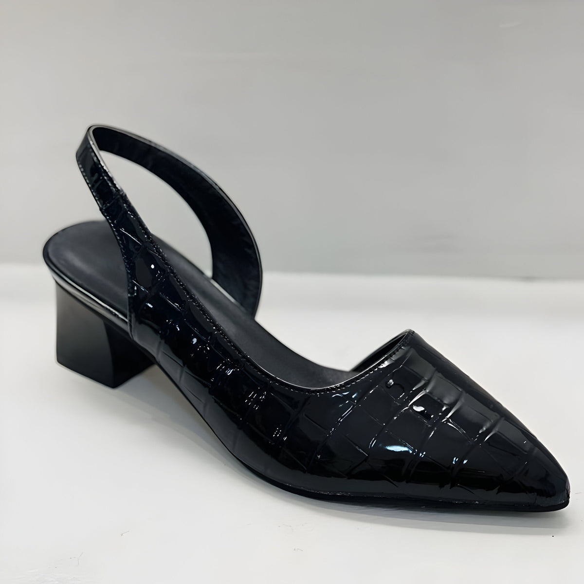 Graziella Zapatos de Tacón con Puntera Ancha para Mujer