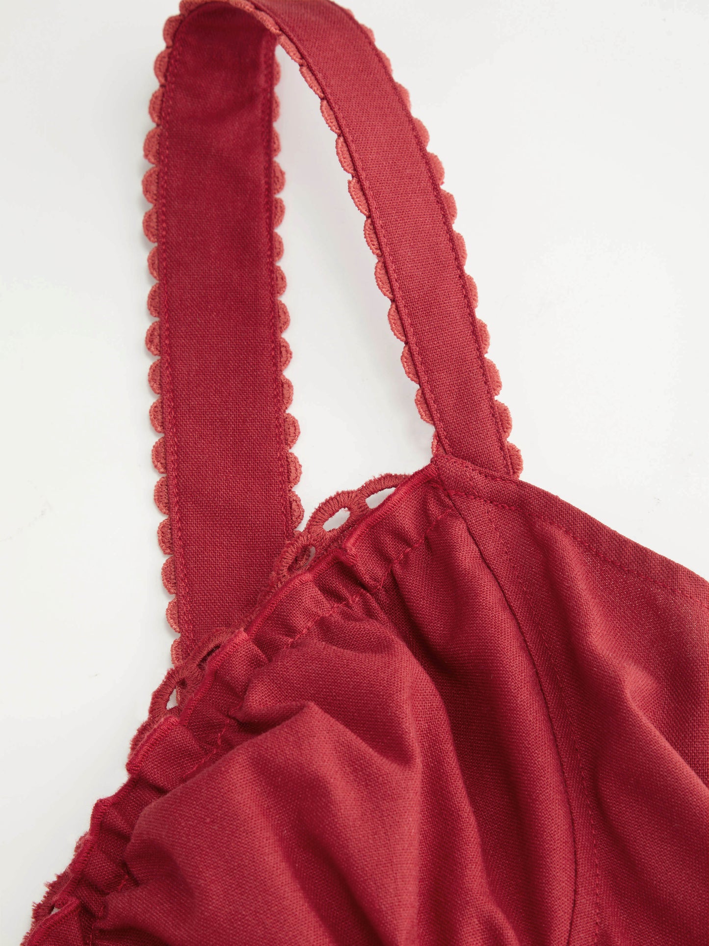 Cider Vestido Maxi Acampanado con Escote en U y Cordones