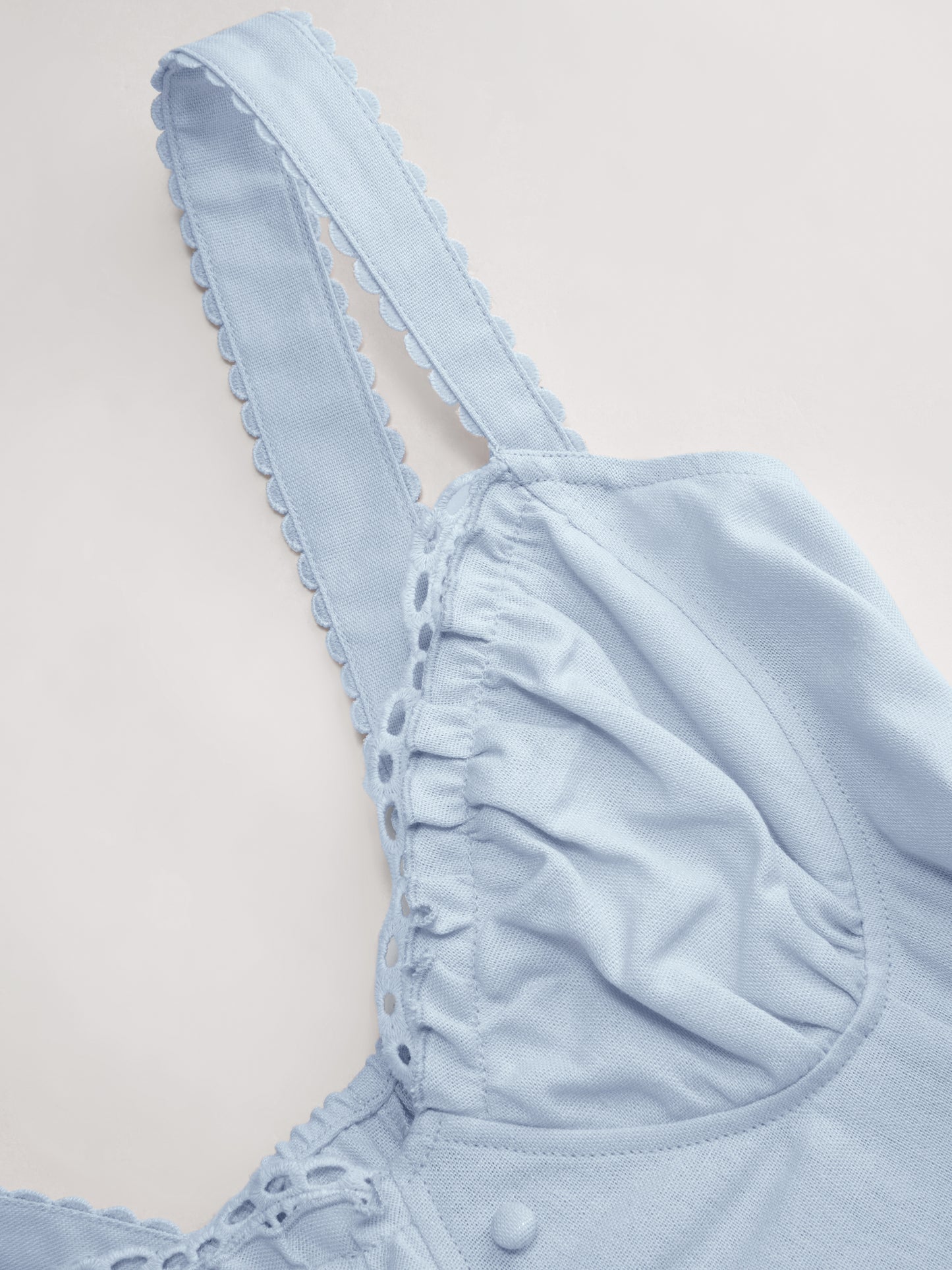 Cider Vestido Maxi Acampanado con Escote en U y Cordones