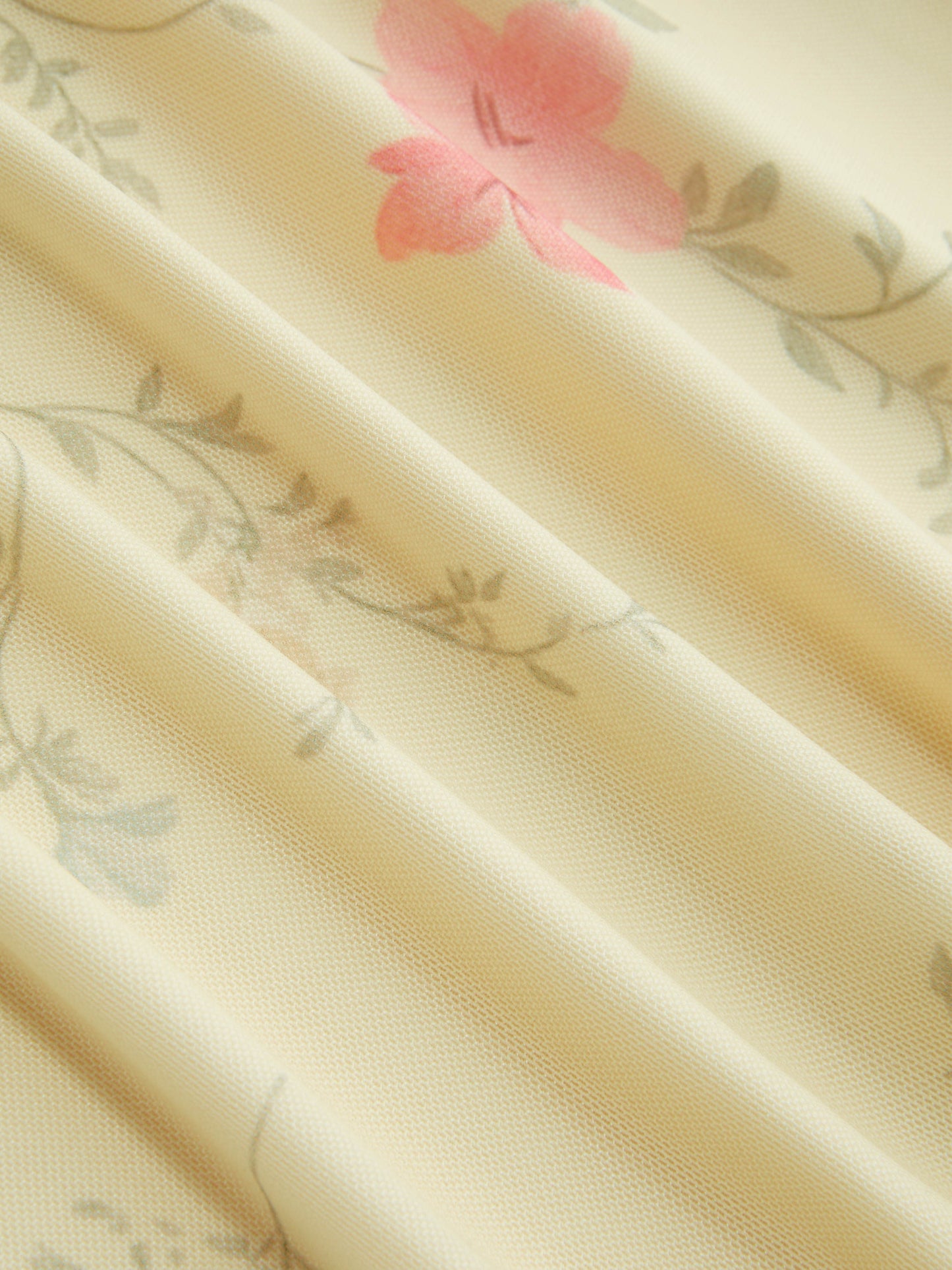 Vestido Maxi de Malla con Flores y Escote Corazón Cider