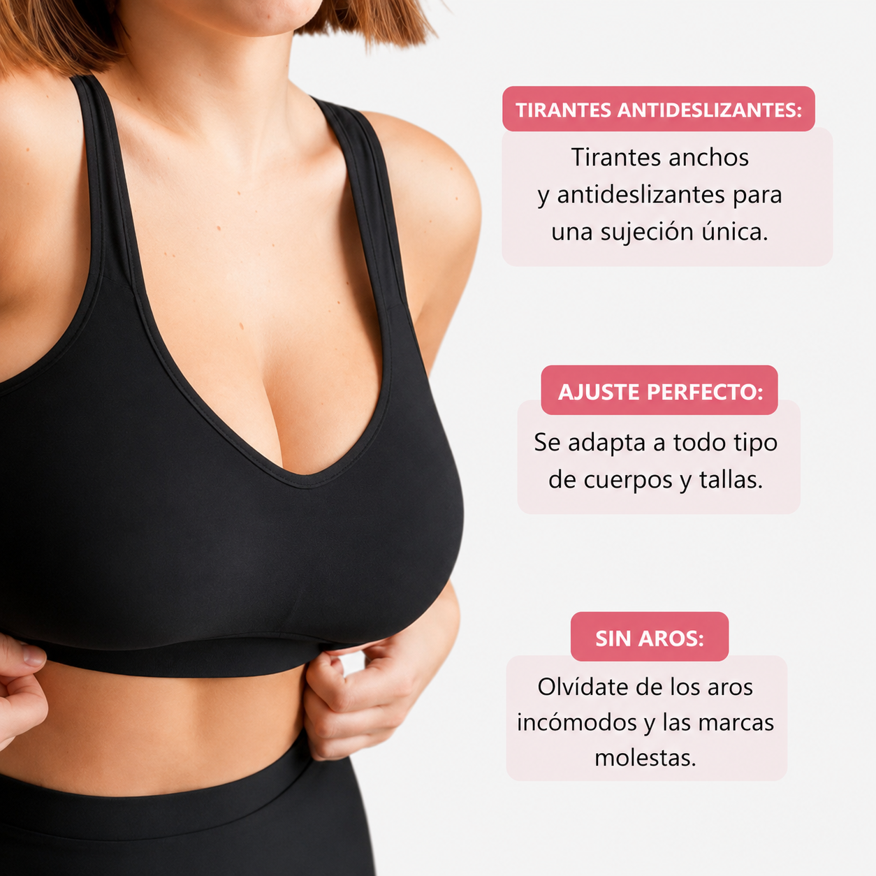 NOCHE - Sujetador Sin Costuras Transpirable