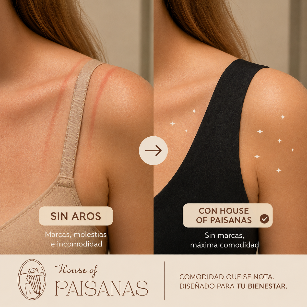 NOCHE - Sujetador Sin Costuras Transpirable