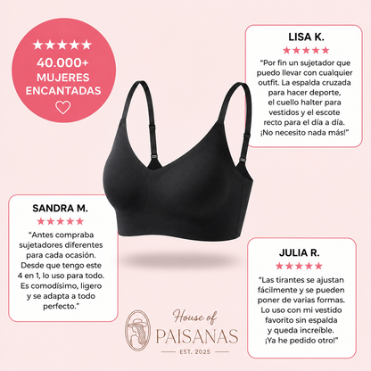 VIVA - Sujetador Sin Costuras 4 Modos