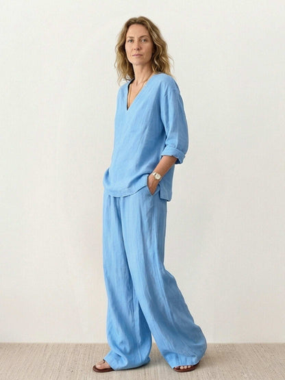 Conjunto Oversized con Cuello en V de North