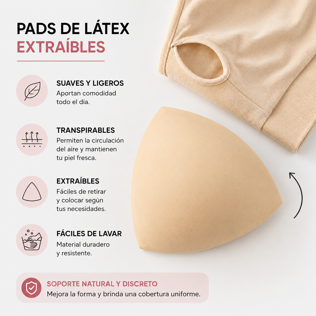 NOCHE - Sujetador Sin Costuras Transpirable