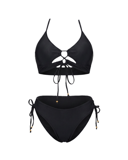 Bikini Wild Card Conjunto Dos Piezas Estampado Ajustable Playa