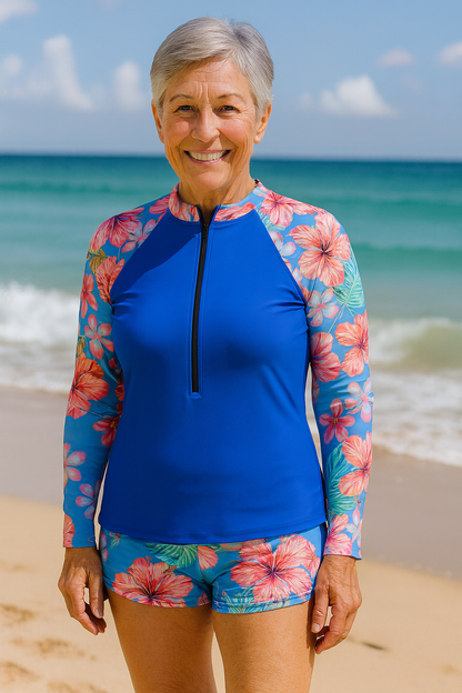 Ella Wear SereniSea Women's Swimwear Rash Set UV Protection