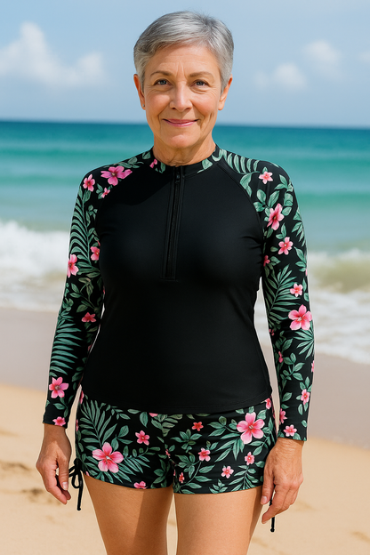 Ella Wear SereniSea Women's Swimwear Rash Set UV Protection