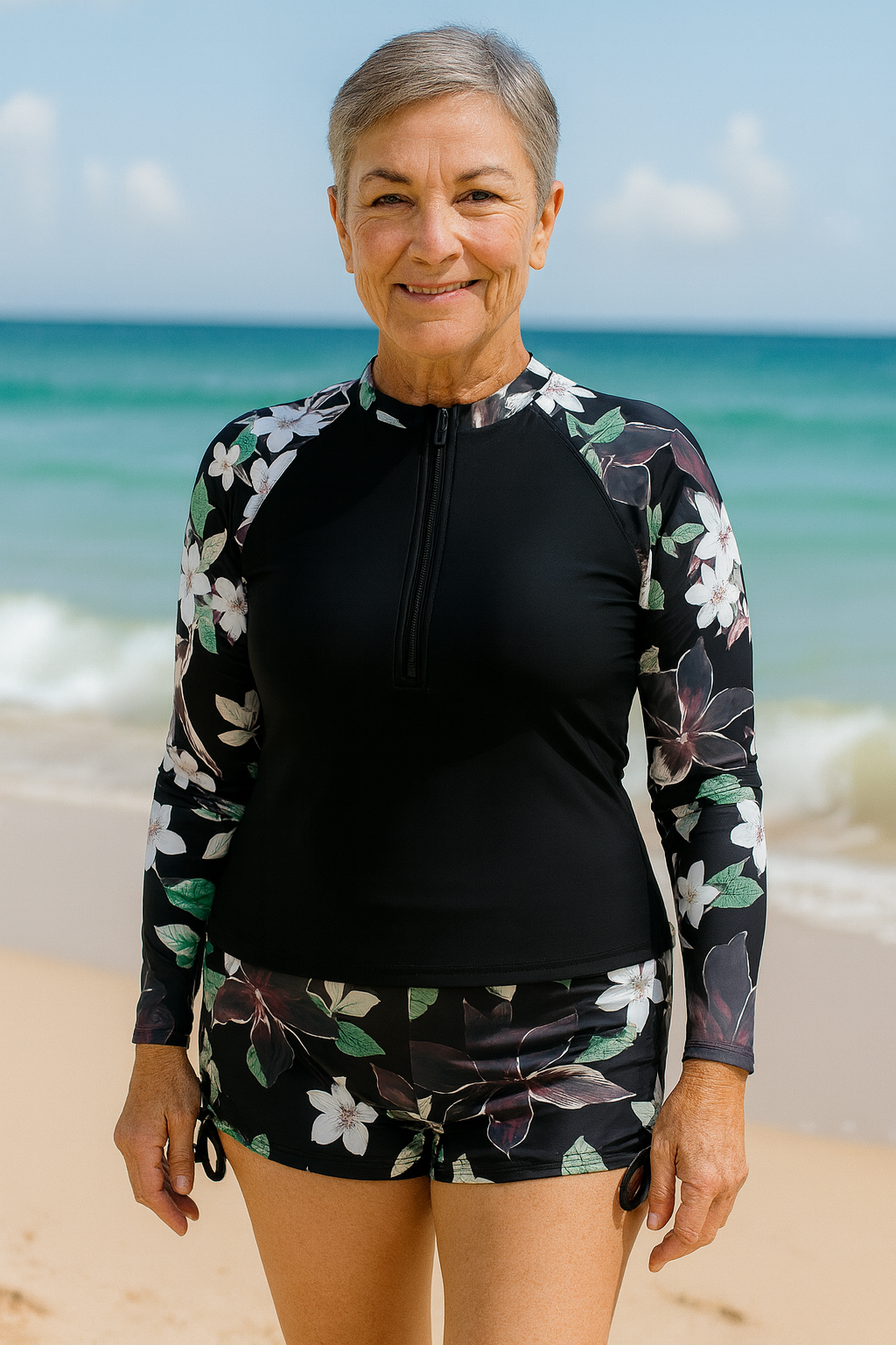 Ella Wear SereniSea Women's Swimwear Rash Set UV Protection