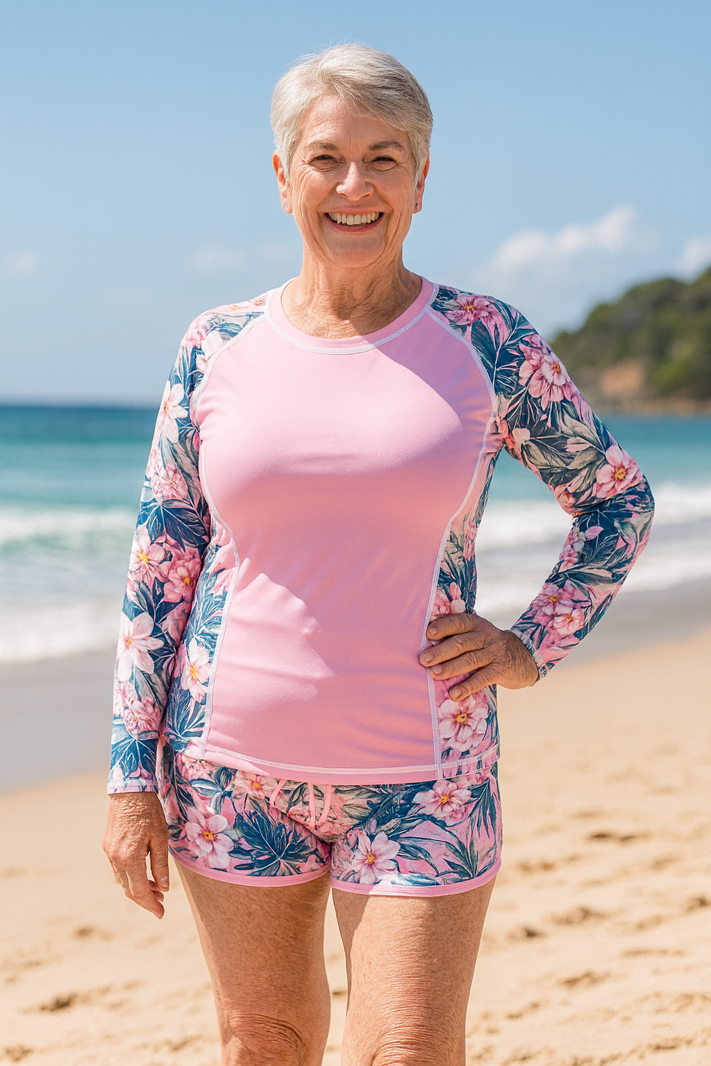 Ella Wear Elaine Conjunto Tankini Protección Solar UPF 50+