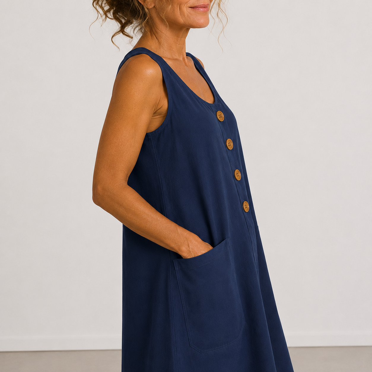 Robe Maud de L'Armoire de Léa en Algodón y Lino