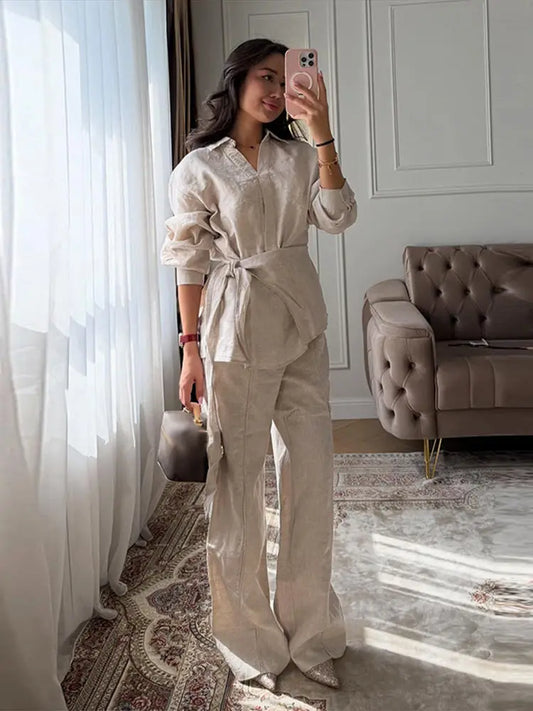 Altea - Conjunto Camisa y Falda Maxi Mujer