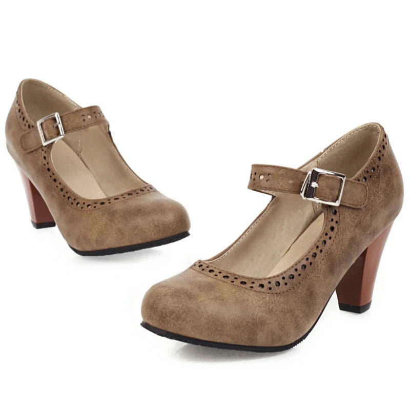 Delacroix Paris Margot Zapatos Mary Jane con Tacón para Mujer