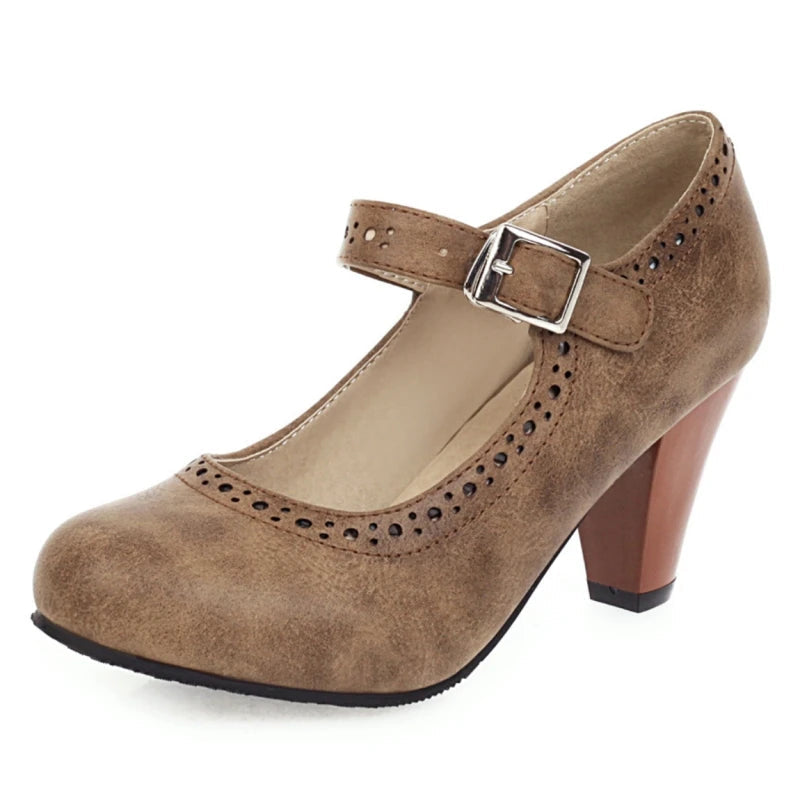 Delacroix Paris Margot Zapatos Mary Jane con Tacón para Mujer