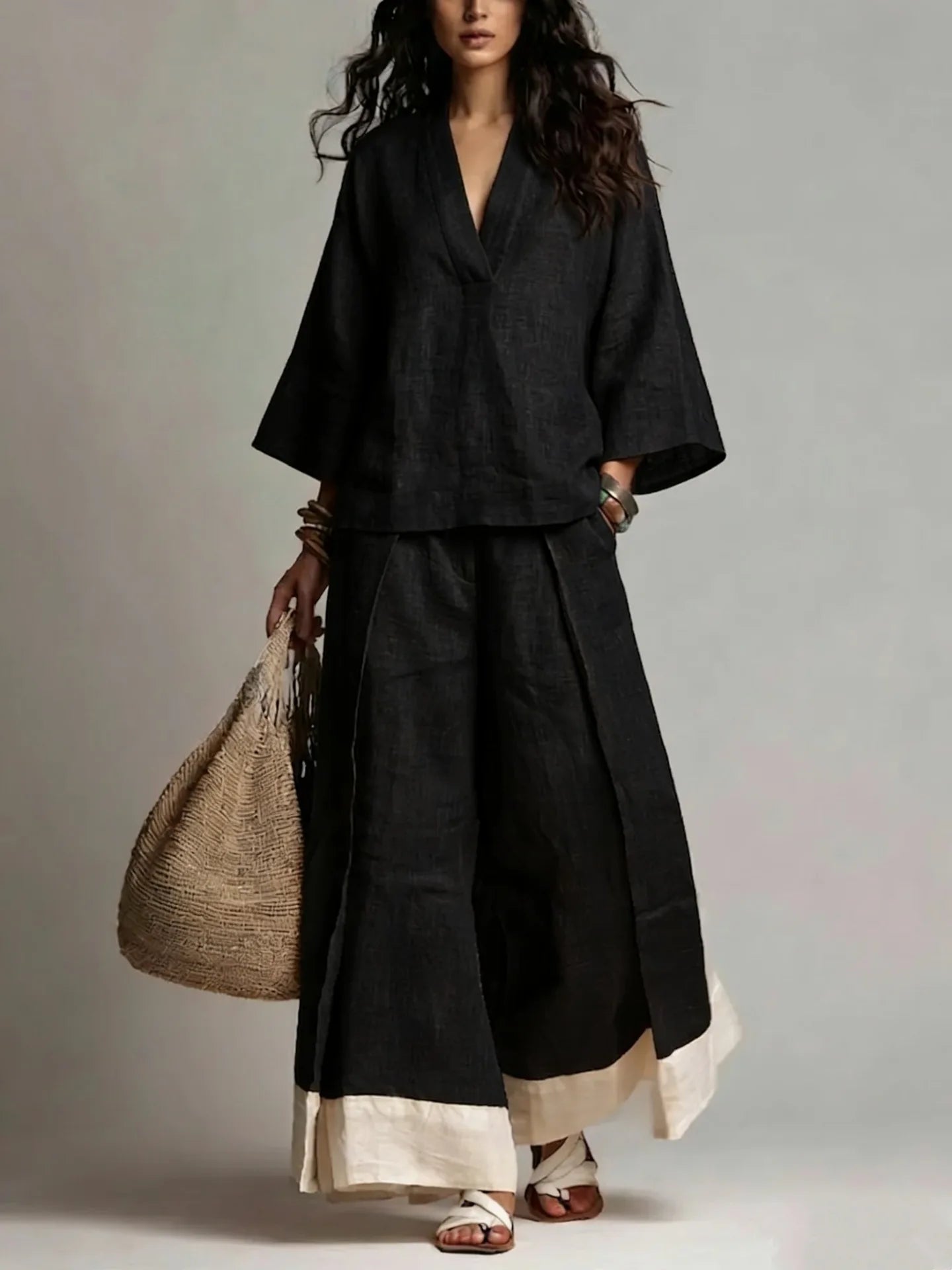Baiana Conjunto Lino