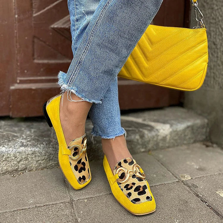 Assunta Mocasines con Estampado Animal para Mujer