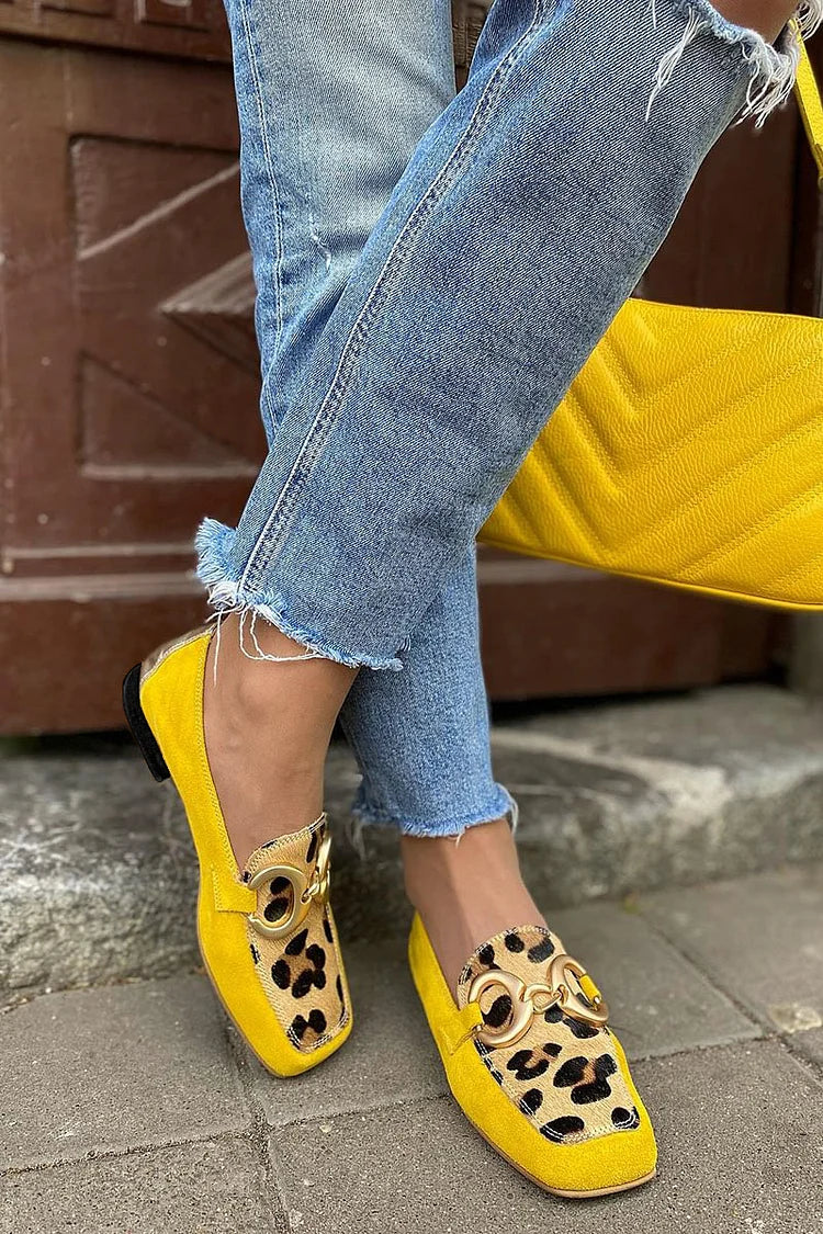 Assunta Mocasines con Estampado Animal para Mujer