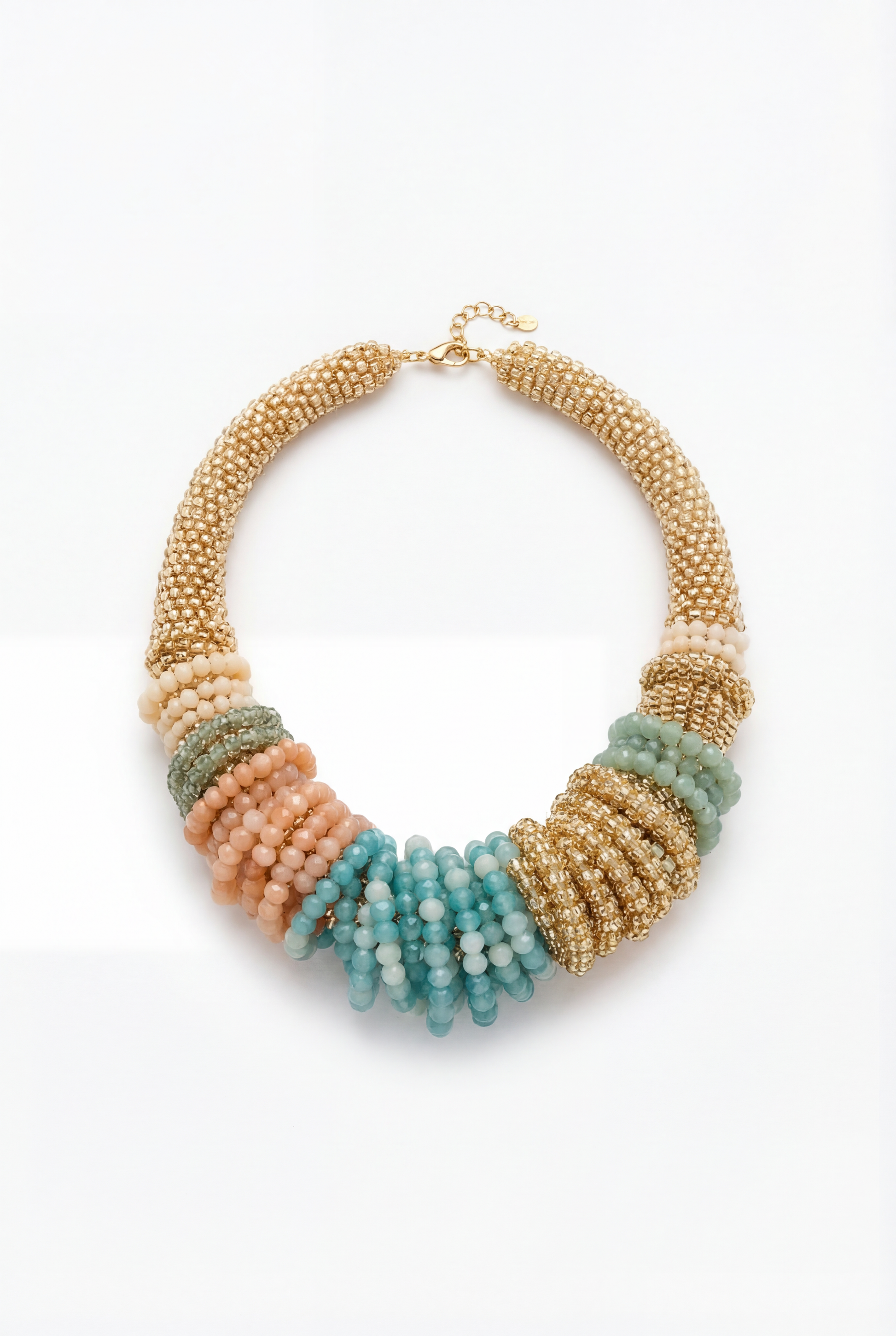 Mi Tienda Collar Acqua Preziosa De Cuentas Turquesa Y Coral