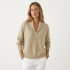 Jersey de Punto con Cuello en V para Mujer