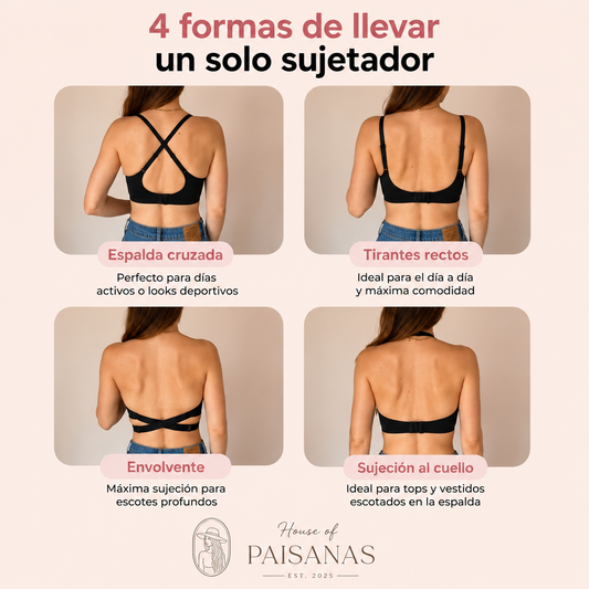 VIVA - Sujetador Sin Costuras 4 Modos