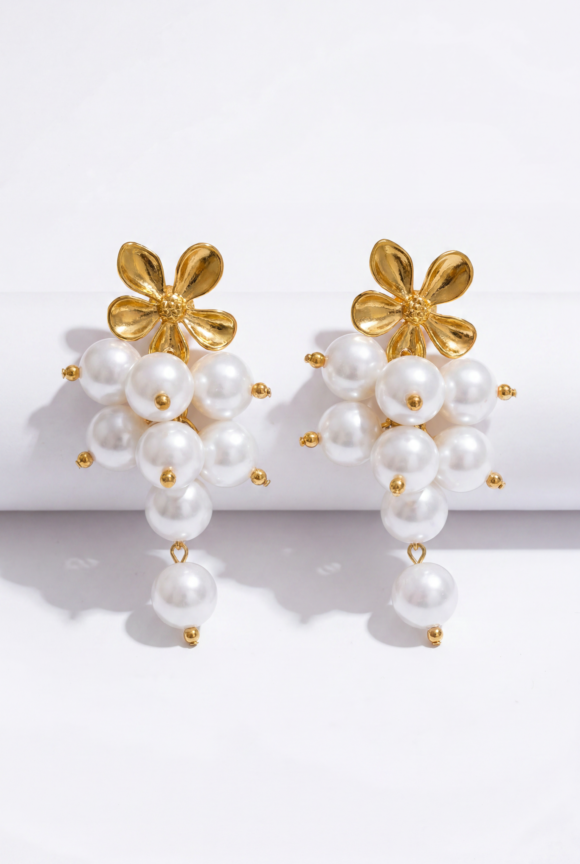 Isabelinass Bianca Multi-Strand Pearl Statement Necklace