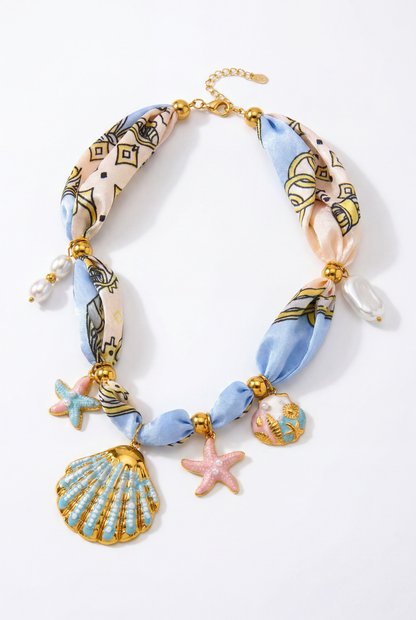 Isabelinass Collar Chiara con Dijes Oceánicos