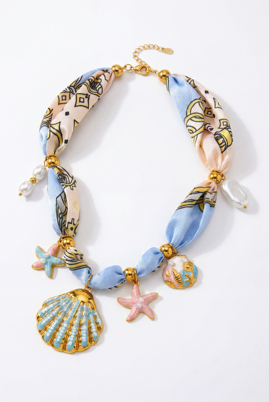 Isabelinass Collar Chiara con Dijes Oceánicos