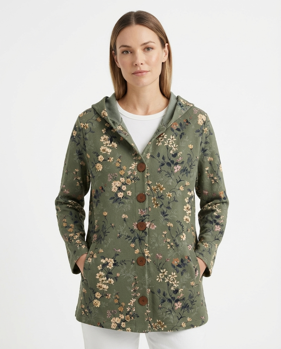 Van Delft Mode Elegantly Soft Cárdigan para Mujer