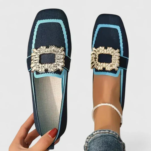 Rosa Mocasines Cómodos para Mujer