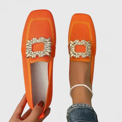 Rosa Mocasines Cómodos para Mujer