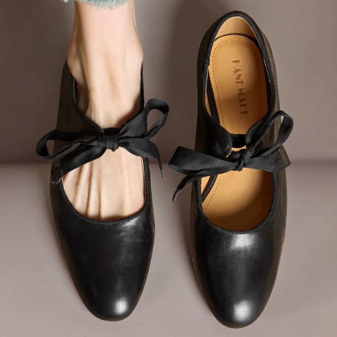 Delacroix Paris Sophie Bailarinas de Piel para Mujer