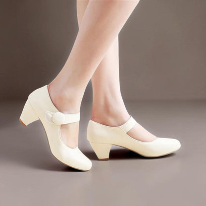 Delacroix Paris Monique Zapatos Mary Jane con Tacón Bloque para Mujer