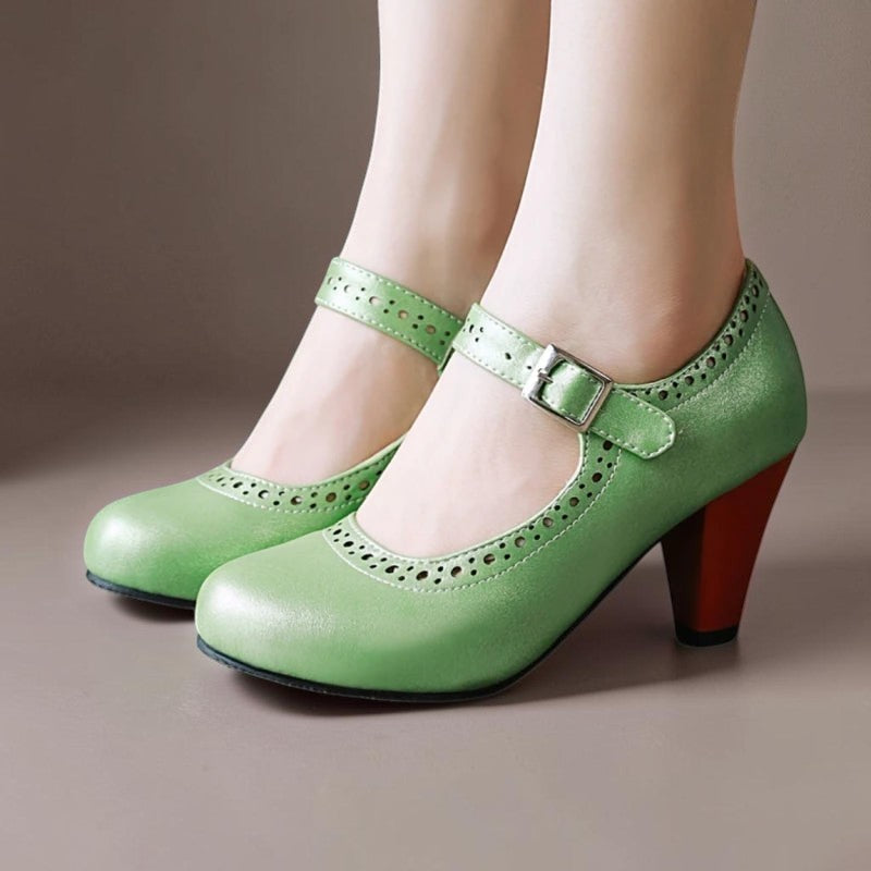 Delacroix Paris Margot Zapatos Mary Jane con Tacón para Mujer