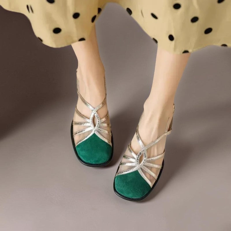 Delacroix Paris Manon Sandalias con Hebilla para Mujer