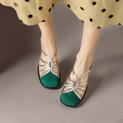 Delacroix Paris Manon Sandalias con Hebilla para Mujer