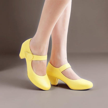 Delacroix Paris Monique Zapatos Mary Jane con Tacón Bloque para Mujer