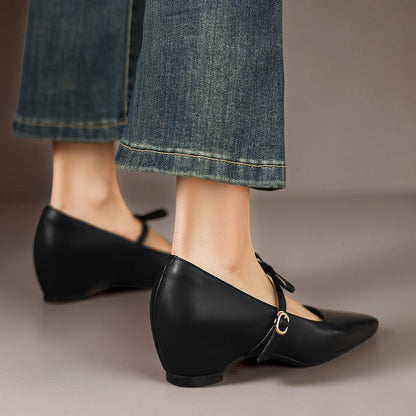 Delacroix Paris Chloé Zapatos Mary Jane con Lazo para Mujer