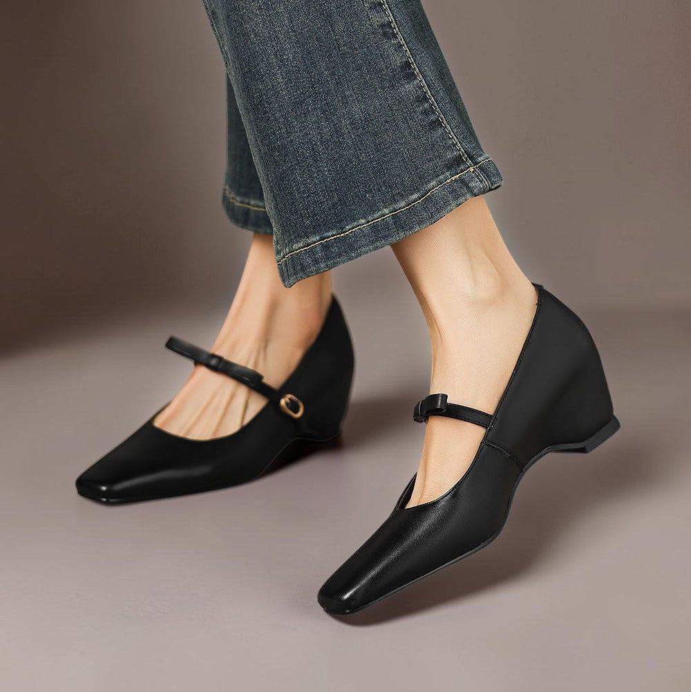 Delacroix Paris Chloé Zapatos Mary Jane con Lazo para Mujer