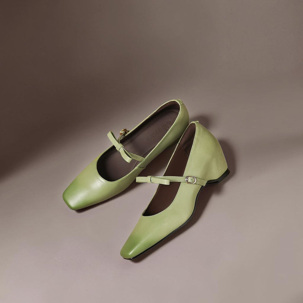 Delacroix Paris Chloé Zapatos Mary Jane con Lazo para Mujer