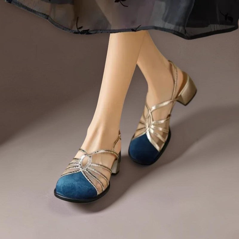 Delacroix Paris Manon Sandalias con Hebilla para Mujer