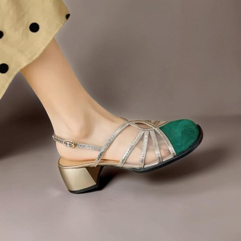 Delacroix Paris Manon Sandalias con Hebilla para Mujer