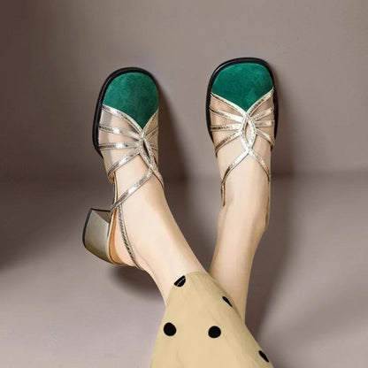 Delacroix Paris Manon Sandalias con Hebilla para Mujer