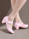 Delacroix Paris Monique Zapatos Mary Jane con Tacón Bloque para Mujer