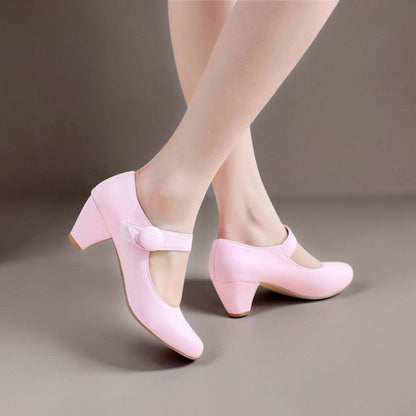 Delacroix Paris Monique Zapatos Mary Jane con Tacón Bloque para Mujer