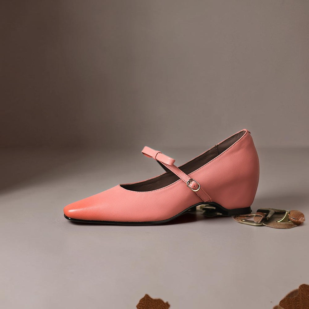 Delacroix Paris Chloé Zapatos Mary Jane con Lazo para Mujer
