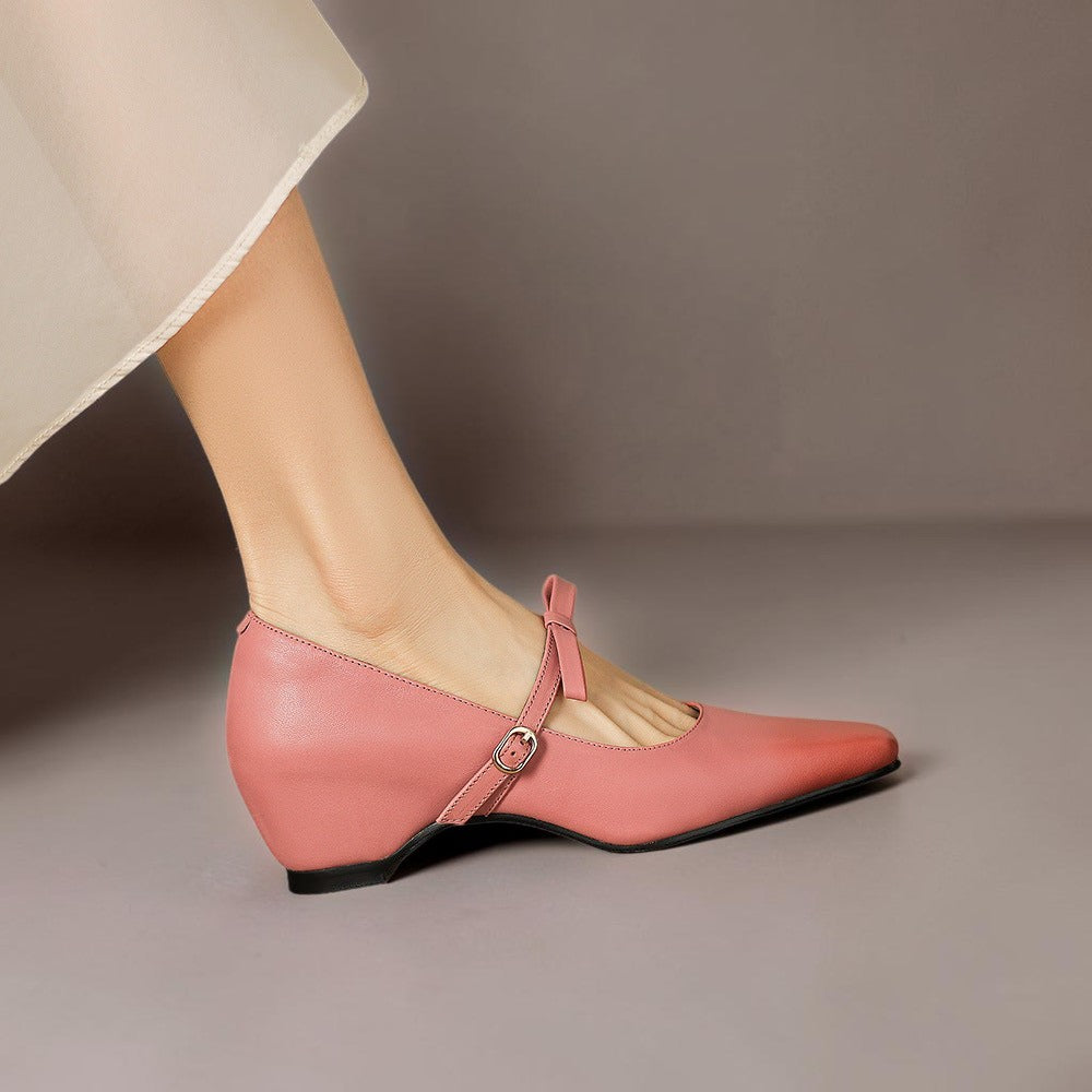 Delacroix Paris Chloé Zapatos Mary Jane con Lazo para Mujer