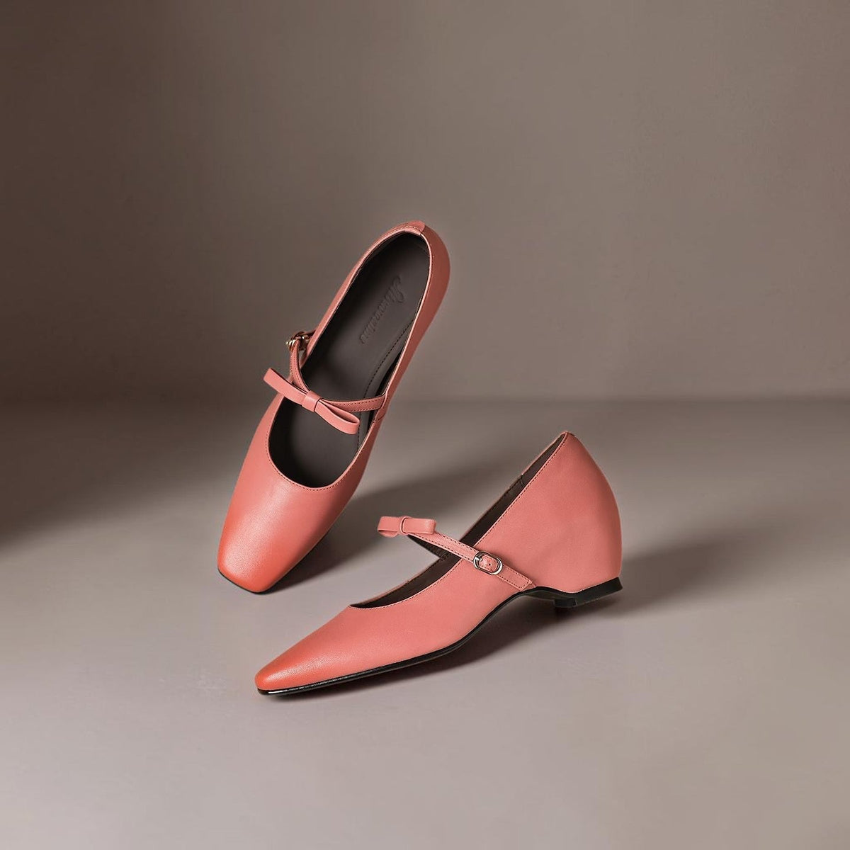 Delacroix Paris Chloé Zapatos Mary Jane con Lazo para Mujer