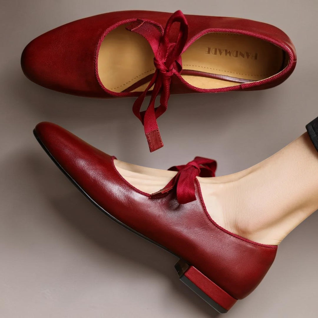 Delacroix Paris Sophie Bailarinas de Piel para Mujer